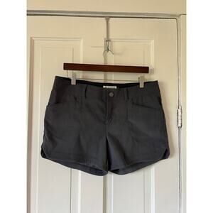 Flylow Women’s large corduroy dark gray shorts classic cords beach leisure
